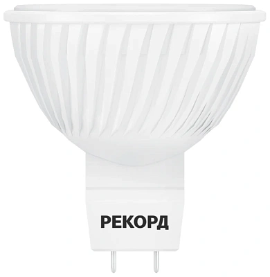 !!Лампа светодиодная РЕКОРД LED MR16 4W GU5.3 3000К, слайд 2